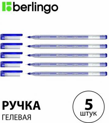 Ручка гелевая "Apex", синяя, 0,5 мм – фото 4