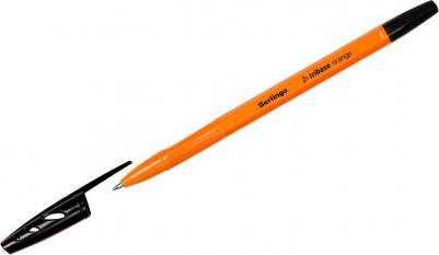 Ручка шариковая "Tribase Orange", черная, 0,7 мм – фото 9