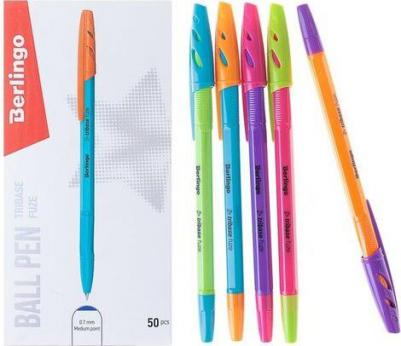 Ручка Tribase Fuze шариковая синяя 0.7мм (упаковка 10 шт.) – фото 8