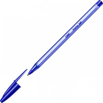 Ручка шариковая масляная "Cristal Soft", СИНЯЯ, корпус тонированный, узел 1,2 мм, линия 0,35 мм, 951434 – фото 7