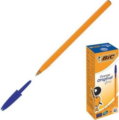 Ручка шариковая Оранж Файн синяя (толщина линии 0.3 мм) – фото 12