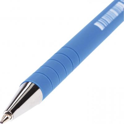 Ручка шариковая "Capital blue", СИНЯЯ, корпус soft-touch голубой, узел 0,7 мм, линия письма 0,35 мм, 142493 – фото 4