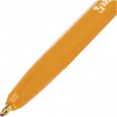 Ручка шариковая "Carina Orange", СИНЯЯ, корпус оранжевый, узел 1 мм, линия письма 0,5 мм, 141668 – фото 8