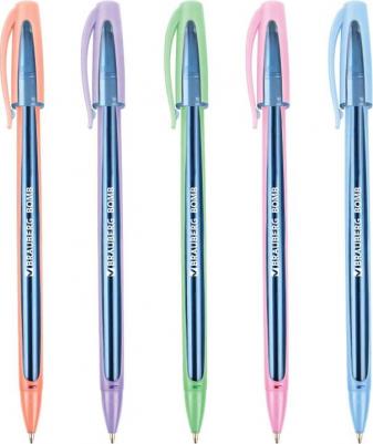 Ручка шариковая масляная "BOMB GT Pastel", СИНЯЯ, прорезиненный корпус ассорти, узел 0,7 мм, линия письма 0,35 мм, 143345, 143347 – фото 3