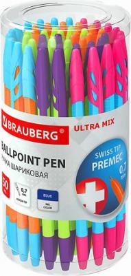 Ручка шариковая Ultra Mix, Комплект 50 штук, Синяя, узел 0,7 мм, чернила Германия, 880400 – фото 1