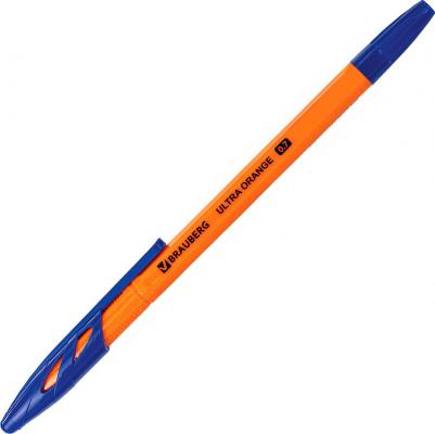 Ручка шариковая "ULTRA ORANGE", СИНЯЯ, узел 0,7 мм, чернила ГЕРМАНИЯ, наконечник ШВЕЙЦАРИЯ, 143562