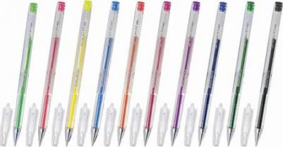 Ручки гелевые, НАБОР 10 шт., АССОРТИ, "Jet", узел 0,7 мм, линия письма 0,5 мм, 141038 – фото 13