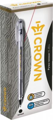 Ручка гелевая "Hi-Jell", ЧЕРНАЯ, корпус прозрачный, узел 0,5 мм, линия письма 0,35 мм, HJR-500B – фото 5