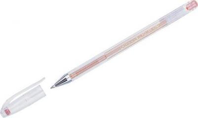 Ручка гелевая "Hi-Jell Metallic" оранжевая металлик, 0.7мм