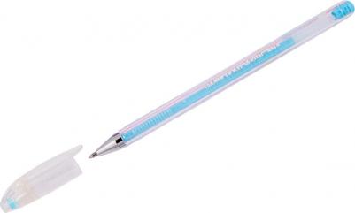 Ручка гелевая "Hi-Jell Pastel", ГОЛУБАЯ ПАСТЕЛЬ, узел 0,8 мм, линия письма 0,5 мм, HJR-500P – фото 9