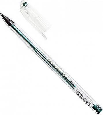 Ручка гелевая, зеленая, металлик (HJR-500GSM) – фото 4