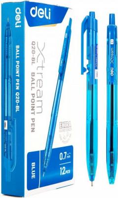 Упаковка ручек шариковых EQ20-BL, авт., 0.7мм, синий, 1шт 12 шт./кор