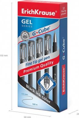 Ручка гелевая "G-Cube", 0,4 мм, цвет чернил синий – фото 8