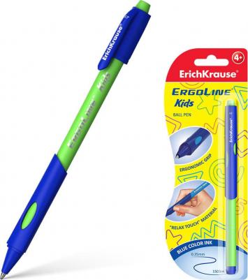 Ручка шариковая ErgoLine Kids Ultra Glide Technology синяя – фото 1
