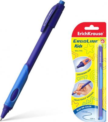 Ручка шариковая ErgoLine Kids Ultra Glide Technology синяя – фото 6