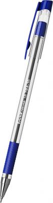 Ручка шариковая масляная с грипом "Ultra-30", СИНЯЯ, корпус прозрачный, узел 0,7 мм, линия письма 0,26 мм, 19613 – фото 7