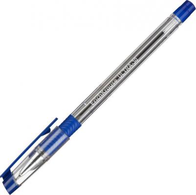 Ручка шариковая масляная с грипом "Ultra-30", СИНЯЯ, корпус прозрачный, узел 0,7 мм, линия письма 0,26 мм, 19613 – фото 11
