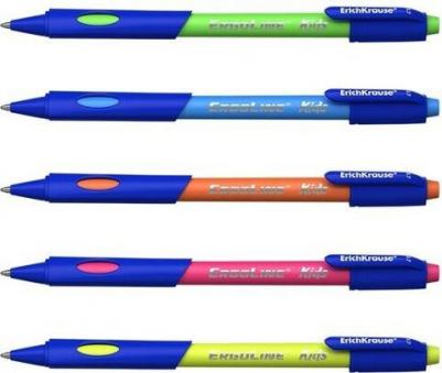 Ручка шариковая неавтоматическая ErgoLine Kids синяя – фото 7