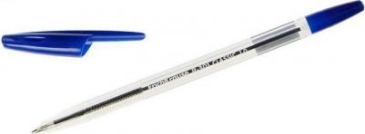 Ручка шариковая "R-301 Classic", СИНЯЯ, корпус прозрачный, узел 1 мм, линия письма 0,5 мм, 43184 – фото 6