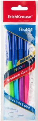 Ручка шариковая R-301 Neon Stick 0,7, цвет чернил синий 4041485580898 – фото 8