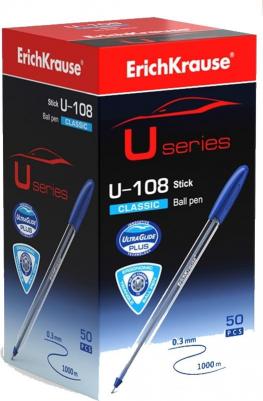 Ручка шариковая U-108 Classic Stick 1.0, Ultra Glide Technology, чер/синие 4756 – фото 14