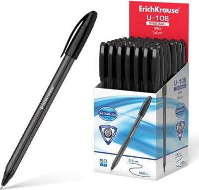 Ручка шариковая U-108 Original Stick, узел 1.0 мм, чернила черные – фото 2