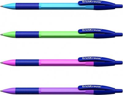 Ручка шариковая U-109 Neon Stick&grip 1.0, корп синяя 47612 (50 шт.) – фото 7