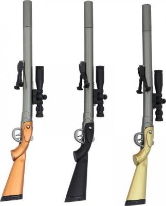 Набор ручек Ружья с прицелом 3 шт гелевые, синие – фото 1