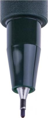 Ручка капиллярная "Finepen 1511", ЧЕРНАЯ, корпус темно-зеленый, линия 0,4 мм, 151199 – фото 10