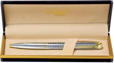 Ручка подарочная шариковая barendorf, корпус серебристый с гравировкой, золотистые детали, пишущий узел 0,7 мм, синяя, 141011 – фото 2