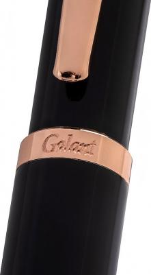 Ручка подарочная шариковая "PUNCTUM BLACK", корпус черный, детали розовое золото, узел 0,7 мм, синяя, 143514 – фото 7