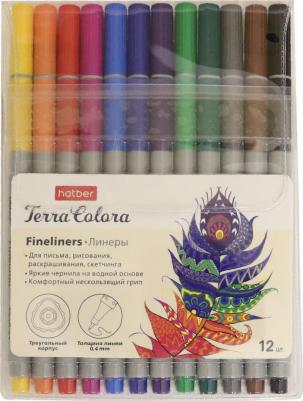 Набор Линеров -Terra Colora-. 12 цветов, на водной основе. В ПВХ-боксе – фото 3