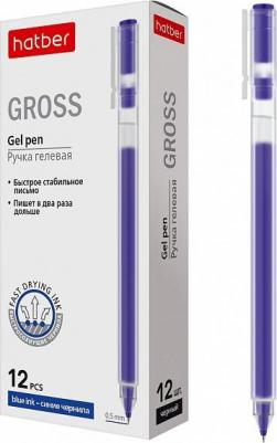 Ручка гелевая "Gross. ", синяя 0,5 мм – фото 4