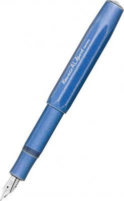 Ручка перьевая AL Sport Stonewashed F 0 7мм синий состаренный корпус – фото 4