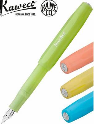 Ручка перьевая CLASSIC FROSTED Sport F 0,7 мм, чернила синие, корпус лайм – фото 4