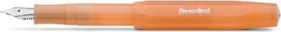 Ручка перьевая CLASSIC FROSTED Sport F 0,7 мм, чернила синие, корпус мандариновый – фото 2