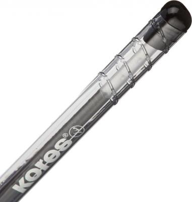 Ручка шариковая одноразовая K2 черная (толщина линии 0.5 мм) – фото 7