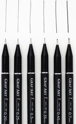 Капиллярная ручка GrafArt PRO, 10