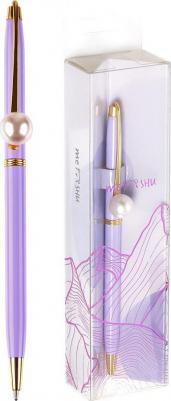 Ручка шариковая автоматическая "Lilac jewel" синяя, 1,0 мм – фото 11