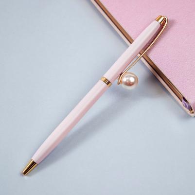 Ручка шариковая автоматическая "Pink jewel" синяя, 1,0 мм – фото 8