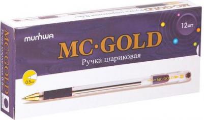 Набор шариковых ручек MC Gold, 0.5 мм, фиолетовый цвет чернил, 12 шт – фото 2