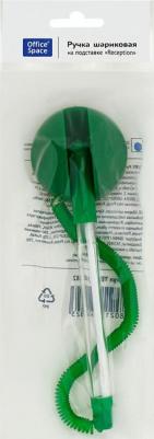 Ручка шариковая настольная "Reception" синяя, 0,7мм, зеленый корпус – фото 2