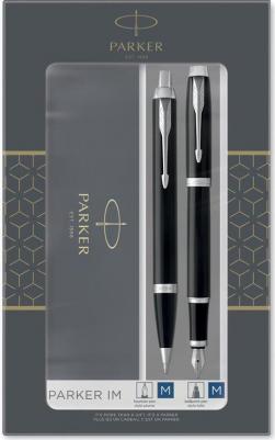 Подарочный набор " IM Core", Black CT, ручка перьевая + ручка шариковая – фото 15