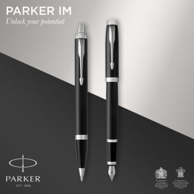 Подарочный набор " IM Core", Black CT, ручка перьевая + ручка шариковая – фото 17