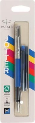 Ручка перьев. Jotter Original F60 Blue M ст.нерж. блистер кругл