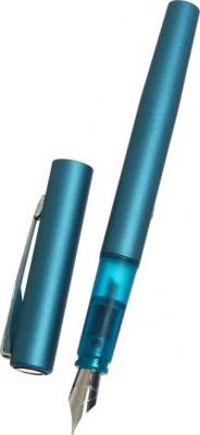 Ручка перьев. Vector XL F21 морской волны мет. F сталь нержавеющая в компл.:картрид – фото 4