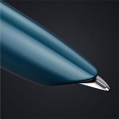 Ручка перьевая 51 Core Teal Blue CT F сталь нержавеющая LR подар.кор – фото 3