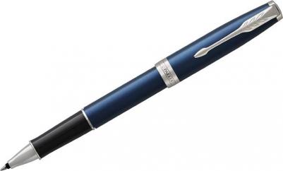 Ручка роллер Sonnet Core T539 LaqBlue CT F черные чернила подар.кор – фото 4