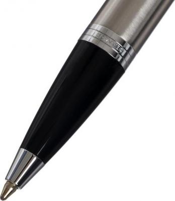 Ручка шариков. IM Core Stainless Steel CT M черные подар.кор.европод – фото 1