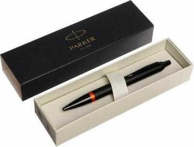 Ручка шариков. IM Vibrant Rings K315 Flame Orange PVD M чернила син. подар.кор – фото 7